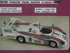 STARTER 1/43 　 PORSCHE 908/80 MARTINI LM 1980