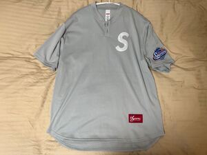 Supreme S Logo Baseball Henley Greyシュプリーム エス ロゴ ベースボール ヘンリー グレー