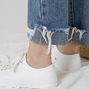 【新品】DAN-21 アンクレット シルバー925 Silver925 anklet ジュエリー ootd code コーデペア 重ね付け SILVER GOLD シルバーアクセ 5/25