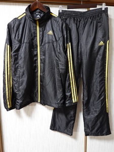 ■1118■アディダス ADIDAS ナイロンセットアップ 上下セット O●