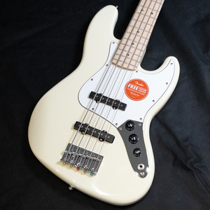 Squier by fender Affinity Series Jazz Bass V MN Olympic White スクワイヤー 入門向け5弦ベース