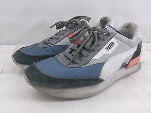 ◇ PUMA プーマ FUTURE RIDER PLAY ON 371149-08 スニーカー シューズ サイズ25ｃｍ グレーマルチ メンズ E