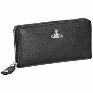 【新品未使用品】ヴィヴィアンウエストウッド VIVIENNE WESTWOOD VICTORIA 長財布 BLK N421