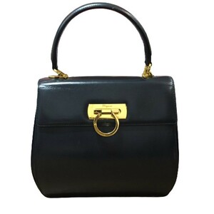 Salvatore Ferragamo サルヴァトーレフェラガモ 【lay1427D】 2WAYハンドバッグ ガンチーニ AK4192 ネイビー 鞄 レディース ショルダー CH