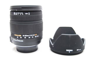 ★美品　SIGMA　シグマ 18-125mm F3.8-5.6 DC OS HSM ニコン用　フード付き★