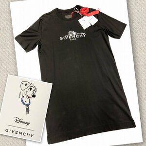 キングラム[05]GIVENCHY[ジバンシィ]×Disney 101匹わんちゃん ショートTシャツワンピース★未使用タグ有★sizeS ブラック【送料無料】2941