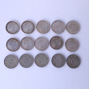 【15枚】鳳凰100円銀貨 稲100円銀貨 東京オリンピック記念100円銀貨 古銭 100円銀貨 銀貨 100円 鳳凰 稲 東京オリンピック