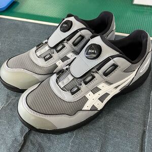 1039 未使用 安全靴 26.5cm asics WINJOB CP209 BOA シートロック×ホワイト