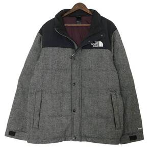 00年代 THE NORTH FACE ノースフェイス Nuptse ヌプシ ダウンジャケット アウトドア グレー (メンズ XL) 中古 古着 A1259