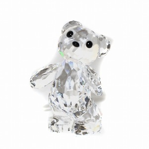 スワロフスキー SWAROVSKI フィギュリン 置物 オブジェ クマ くま 熊 ミニ クリスタル クリア /BB ■OF ■MA レディース