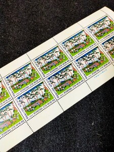 【未使用】切手シート 1964年 国際文通週間 保土ヶ谷 40円×10枚 切手 現状品 額面400円