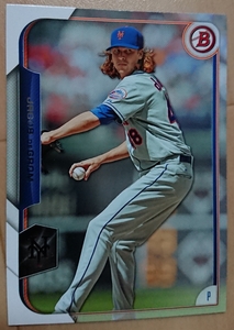 ★JACOB DEGROM BOWMAN 2015 #75 MLB メジャーリーグ ジェイコブ デグロム NEW YORK METS ニューヨーク メッツ DE GROM