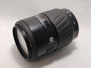 美品 MINOLTA AF ZOOM 100-300mm F4.5-5.6 フード付き ミノルタ Aマウント Sony #9589