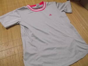 まとめて即決！美品　薄手　速乾　adidasアディダス製　グレー　半袖　Tシャツ