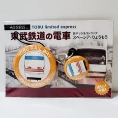 ✩未開封✩東武鉄道　スペーシア　缶バッジ、ストラップ