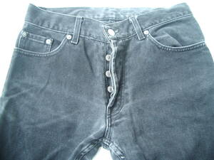 HELMUT LANG ヘルムートラング 1999 Black Denim Pants Jeans ブラック デニム ジーンズ 30 初期 イタリア製