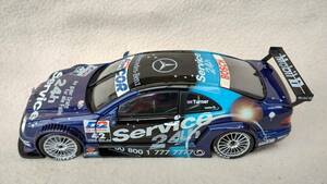 （美品）マイスト メルセデスベンツ CLK DTM 2000 D2 #42 Turner ブルー 1/18 ビンテージ MAISTO EXCLUSIVE COLLECTION 磨き済み大迫力