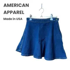 AMERICAN APPAREL デニム サークルスカート ミニスカート 古着