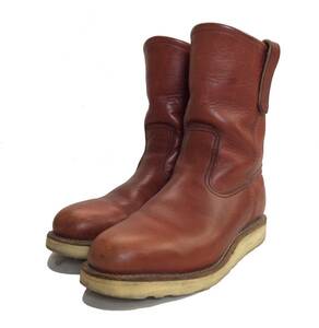 REDWING レッドウィング 羽タグ ペコスブーツ ワークブーツ ビンテージ レザー ブラウン US51/2 23,5cm位 レディース