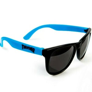 THRASHER スラッシャー ロゴ入りネオンカラートイサングラス NEON BLUE