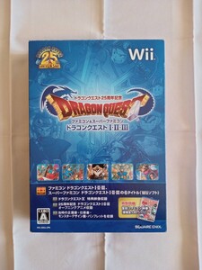 【 外箱のみ 】 ドラゴンクエスト wii　25周年記念　 I・Ⅱ・Ⅲ