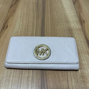 【M】MICHEAL KORS マイケルコース 長財布 ピンク