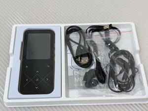 【一円スタート】AGPTEK MP3プレーヤー Bluetooth5.3 内蔵32GB 大容量 2.4インチ大画面「1円」IKE01_1575