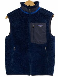 patagonia (パタゴニア) クラシックレトロX ベスト フリース アウター ジップアップ ボア S ネイビー×レッド メンズ /004