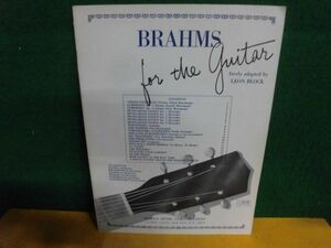 洋書　ブラームス　ギター楽譜　BRAHMS　FOR THE GUITAR