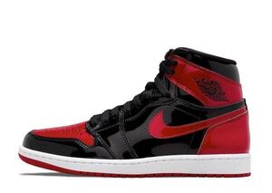 【新品】NIKE AIR JORDAN 1 RETRO HIGH OG PATENT BRED 555088-063 ナイキ エアジョーダン1 パテント ブレッド US10 27.0cm