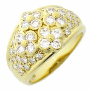 ジュエリー ダイヤ リング ブランドオフ JEWELRY K18（イエローゴールド） リング・指輪 K18 中古 レディース