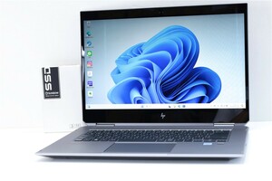 タッチパネル HP ZBOOK Studio ｘ360 G5 八世代 i7 8750H 32GB NvmeSSD512GB Quadro P1000 /15.6インチ Windows11 ノードパソコン 14169