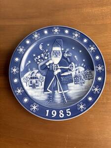 Dansk ダンスク クリスマスプレート 1985年　飾り皿　限定品 Naiad Einsel ヴィンテージ 北欧 デンマーク