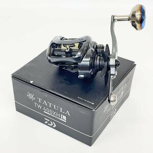 DAIWA ダイワ 21 TATULA タトゥーラ TW 400XHL 6307127 + リブレ ハンドル SB70-75 ◆ リール [B3170]