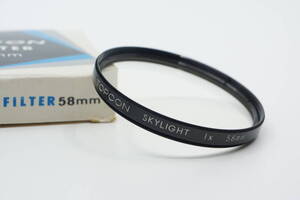 美品■トプコン SKYLIGHT フィルター 58mm径■TOPCON SKY FILTER 58mm