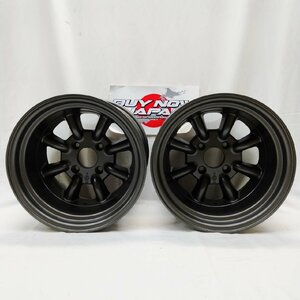 【在庫あり即納】RS Watanabe R TYPE 15×10J-25 4H-114.3 ブラック　2本 / 15インチ ワタナベ アルミホイール