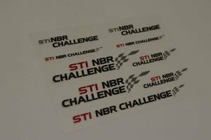 スバル ＳＴＩ ＮＢＲ CHALLENGE チャレンジ転写ステッカー