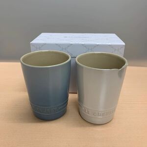 y051610m ル・クルーゼ(Le Creuset) 陶器 タンブラー 240 ml コースタルブルー ホワイトラスター 耐熱 耐冷 電子レンジ オーブン 対応