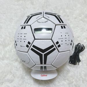 新品未使用　カルビー サッカーボール型　CDプレイヤー　CDデッキ オーディオ機器 限定 非売品 珍品 激レア 希少 動作品　レア