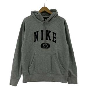 NIKE　ナイキ 裏起毛 パーカー sizeS/グレー