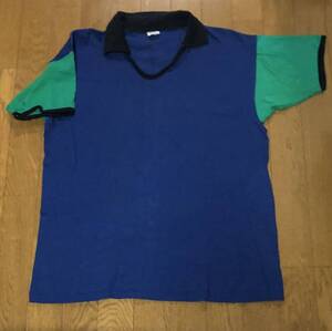 champion チャンピオン 半袖Tシャツ 半袖 クレイジーパターン ビンテージ 70s 80s