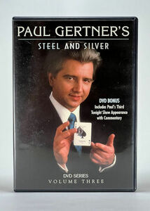 手品DVD★STEEL AND SILVER VOL.3☆PAUL GERTNER★ポール・ガートナー★カード★コイン★クローズアップマジック★即決有★