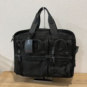 1円〜 TUMI トゥミ ALPHA エクスパンダブル ビジネスバッグ ブリーフケース 大容量 A4収納 26141DH ブラック 黒 ジャンク 現状品