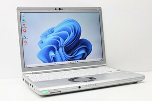 1円スタート ノートパソコン Windows11 WPS office搭載 Panasonic レッツノート CF-SV7 メモリ8GB 第8世代 Core i5 SSD256GB 12.1 カメラ