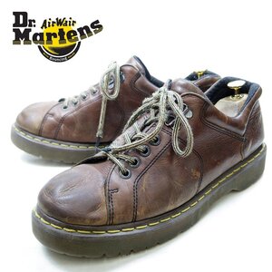 UK11　30cm相当　Dr.Martens　ドクターマーチン　4ホール＋2　本革　ブラウン　BIGサイズ　大きい靴　茶色　/U9688