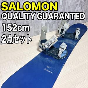 SALOMON スノーボード　2点セット　サロモン　板　ビンディング　冬