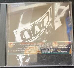 超貴重輸入盤非売品CD「Cat No UNCUT 4AD 6」ピクシーズ/ラッシュ(LUSH)/コクトーツインズ/ブリーダーズ/スローイングミュージズ/CUBA他