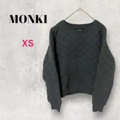 MONKI モンキ オシャレスウェット あったかい キルティング　丈短め　美品