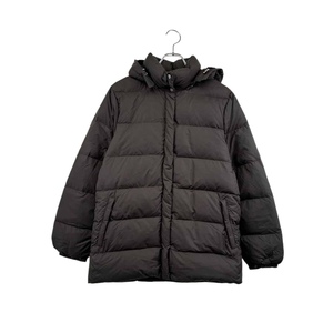 Moncler◆ダウンジャケット モンクレール 無地 グレー系 フード着脱可 レディース サイズ 1 10