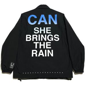 UNDERCOVER RECORDS CAN SHE BRINGS THE RAIN プリント コーチジャケット ナイロン 2017SS アンダーカバー archive scab but beautiful T期